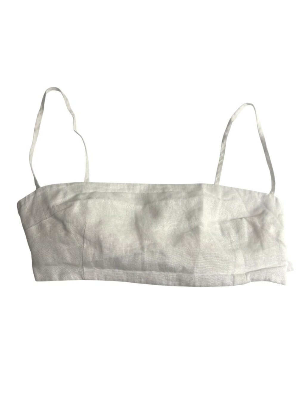 Monday Swimwear San Diego Top in White Linen